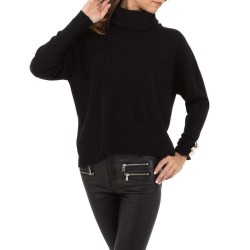 Pull Oversize femme col haut