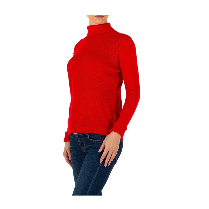 Pull en maille côtelée