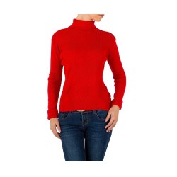 Pull en maille côtelée