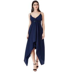 Robe Asymétrique Dos Ouvert