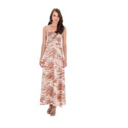 Robe longue imprimée
