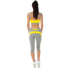 Pantacourt de sport bloc femme